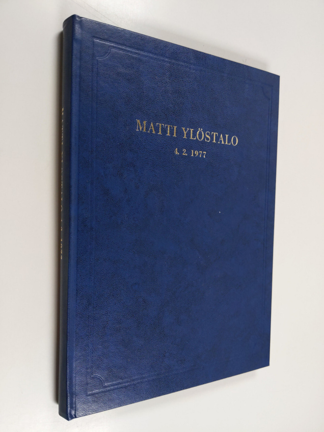 Matti Ylöstalo 4.2.1977 : Defensor Legis n:o 1-3/1977