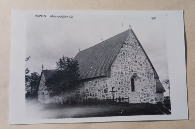 Kemi, Kemin vanha kirkko, valokuvapk, ei p.