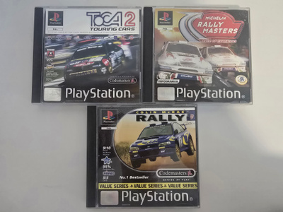 Colin Mcrae Rally/Rally Masters/Toca 2 (PS1) (CIB)