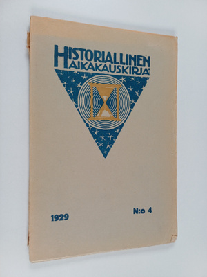 Historiallinen aikakauskirja 4/1929