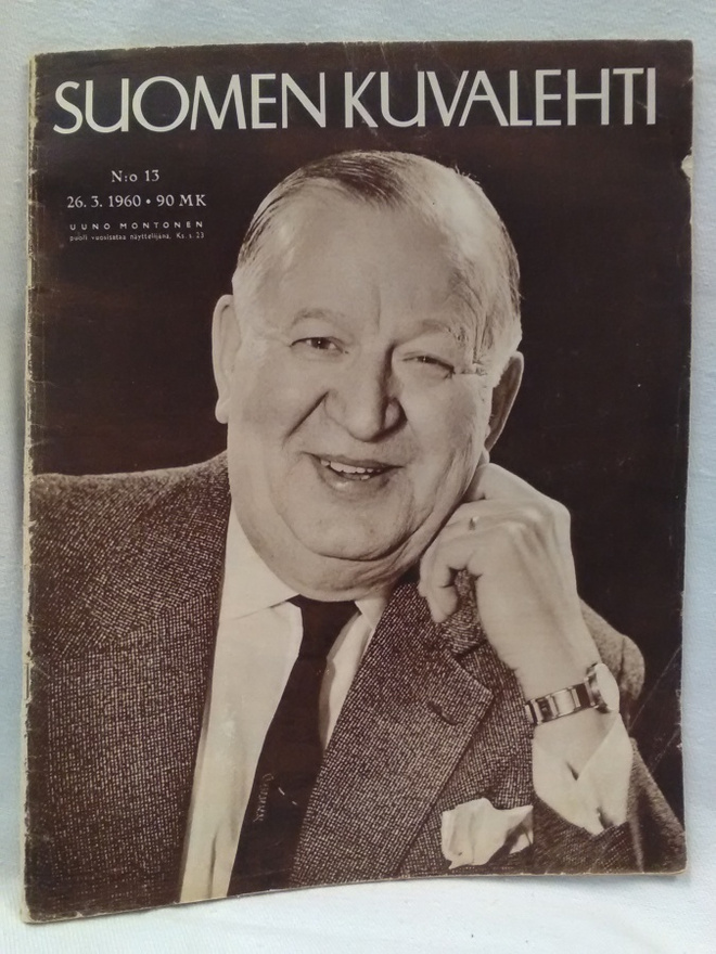 Suomen Kuvalehti N:o 13 maaliskuu 26.3. 1960