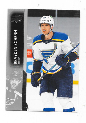 2021-22 Upper Deck #157 Brayden Schenn , St Louis Blues