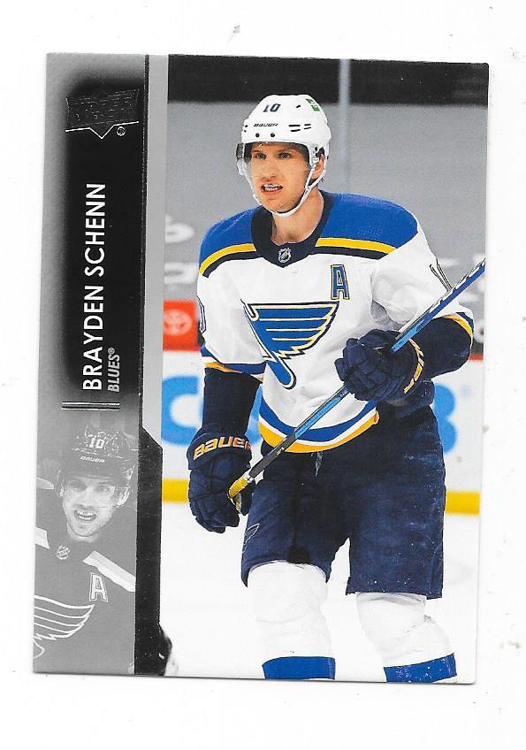 2021-22 Upper Deck #157 Brayden Schenn , St Louis Blues