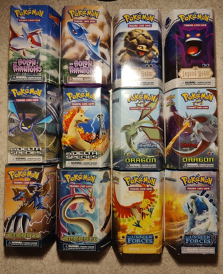 Pokemon tyhjiä pakkoja