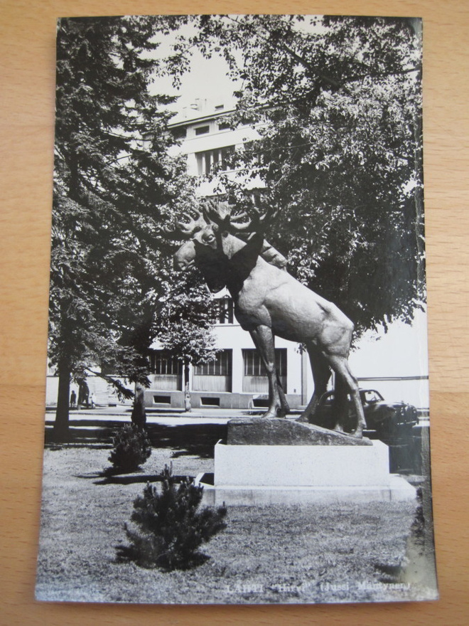 VANHA Postikortti Lahti 1950-l Alkup. Mallikappale