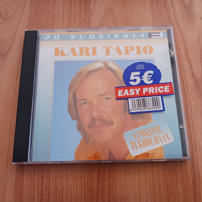 Kari Tapio – Luoksesi Tukholmaan cd orig 20 suosikkia upea!