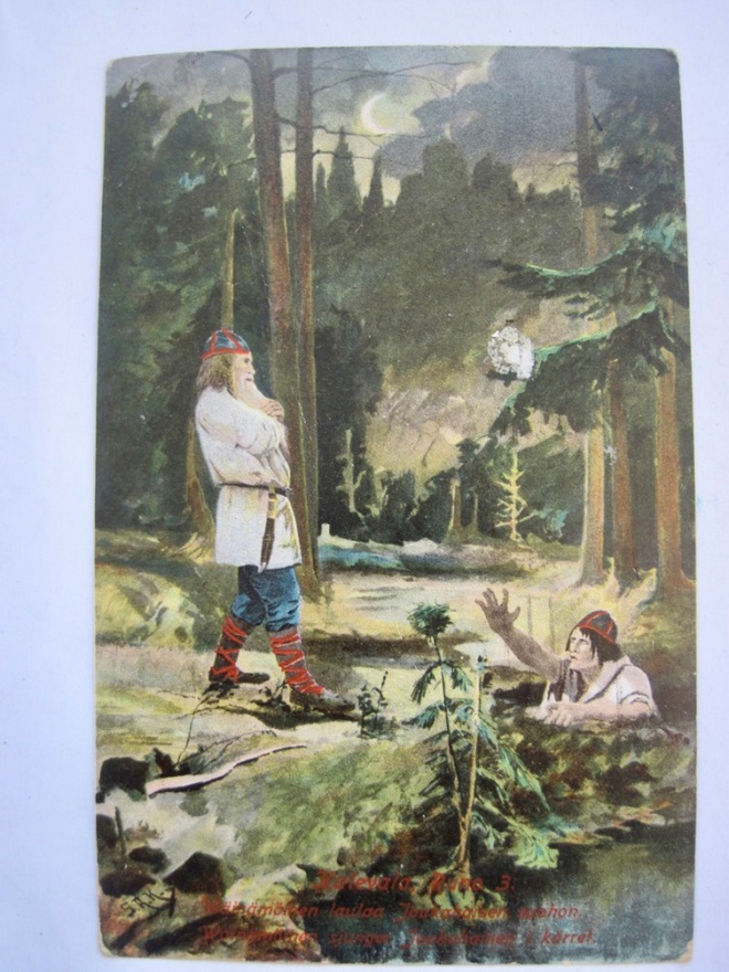 VANHA Postikortti Kalevala 1909