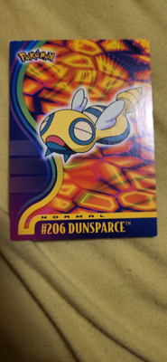 Dunsparce #206 Pokemon 2001 Topps Johto Champions card