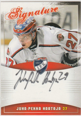 2010/11 Cardset Signature J-P. Haataja , HIFK