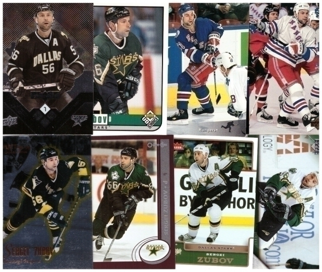 8 x SERGEI ZUBOV Stars, Rangers