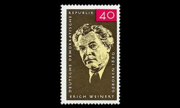 DDR 1124 ** Erich Weinert, kirjailija (1965)