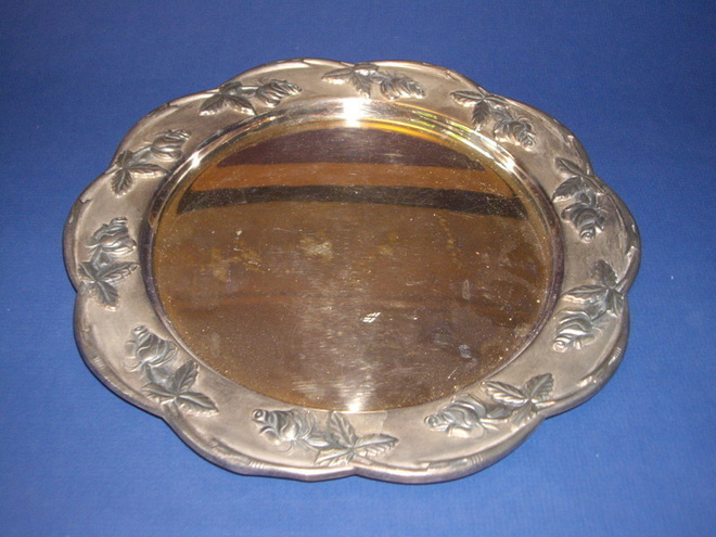 Alpakka RUUSU - TARJOTIN 24cm Turku