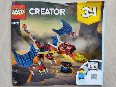 Lego 31102 Tulilohikäärme