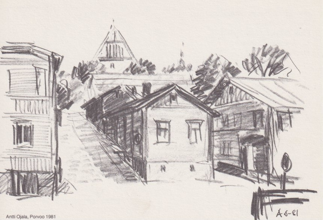 Porvoo - piirroskortti