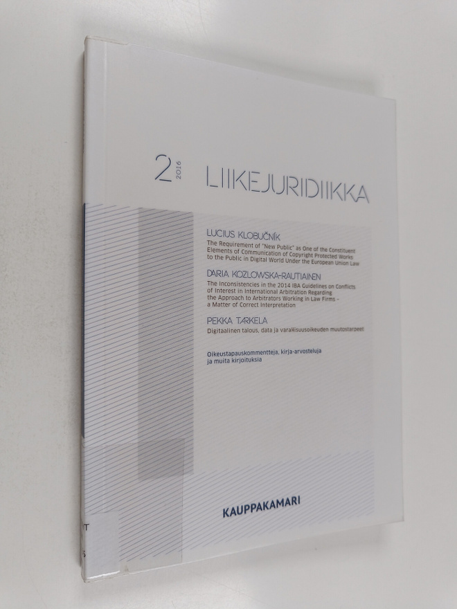 Liikejuridiikka 2/2016
