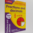 Collins Easy Learning : Fractions and Decimals Ages 7-9: ... - pikkukuva 1