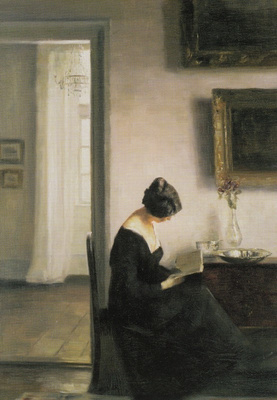 Carl Holsoe: Nainen lukee
