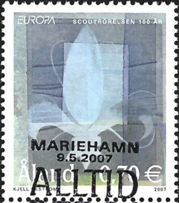 Åland 2007 Europa Partio 0,70 € EP alareuna LOISTO LaPe 280