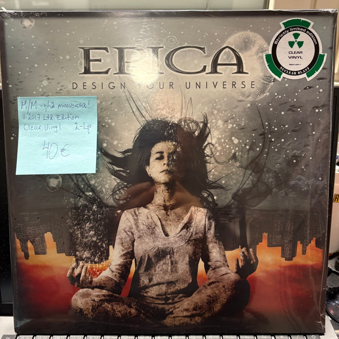 EPICA - Design Your Universe 2-LP (v. 2017 Ltd. Clear Vinyl)