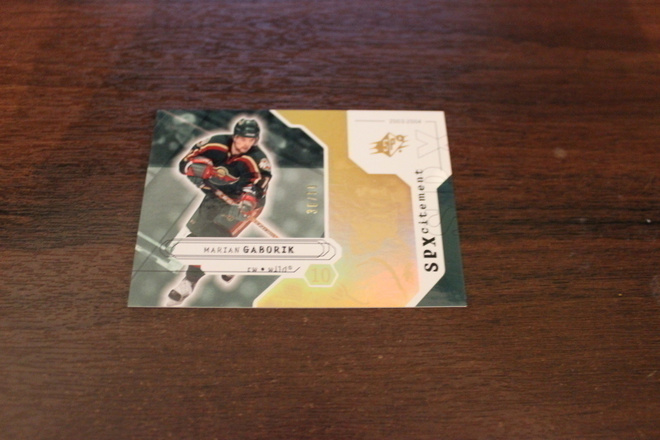 2003-04 SPx Spxcitement #132 MARIAN GABORIK Gold /50