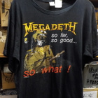 MEGADETH ORIGINAL OLD T-PAITA VUODELTA 1987 KOKO L/XL (W) - pikkukuva 1