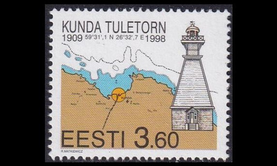 Eesti 322 ** Majakka Kunda (1998)