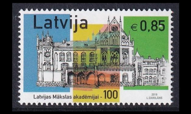 Latvia 1083 ** Taideakatemia 100v (2019)