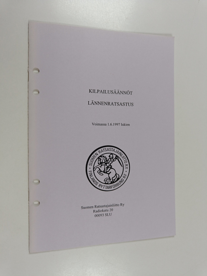 Kilpailusäännöt : Lännenratsastus