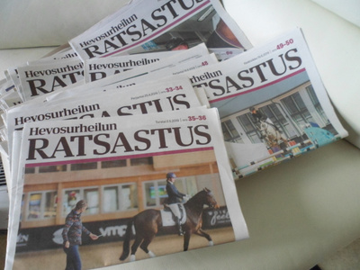 Hevosurheilulehden ratsastus-liite 50 kpl