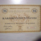 Waasa Osake pankki 25 mk - pikkukuva 1