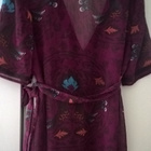 Esprit lila kuviollinen Tunika / Pusero / Paita - koko 38 - pikkukuva 2