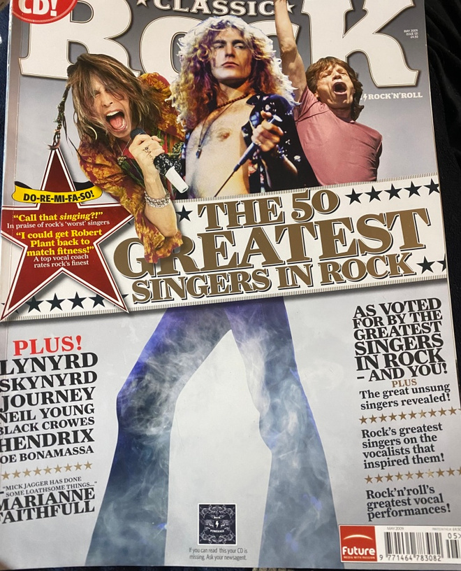 Classic Rock: The 50 Greatest Singers in Rock