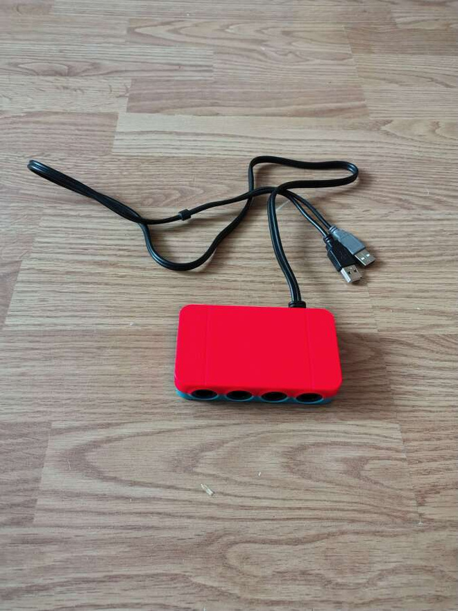 Game Cube controller adapter to Nintendo Switch