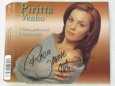 Piritta Venho • Soita, Poika Soita! / Luoksein Jää CD-Single
