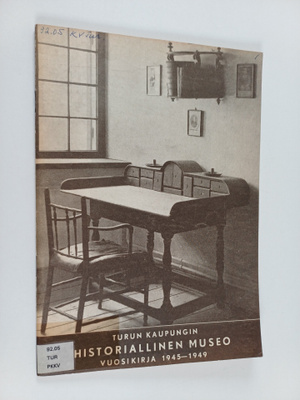 Turun kaupungin historiallinen museo : vuosikirja 9-12, 1...