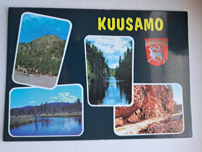 Kuusamo neljä kuvaa ja vaakuna, kulkematon