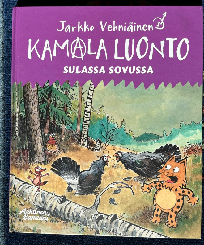 6 kpl. Kamala luonto - kirjoja + sign. ja kuva
