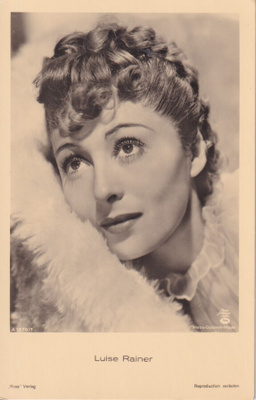 Luise Rainer , filmitähti , e134