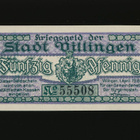 Saksa Notgeld 50 Pfennig, Villingen 1.4.1918 - pikkukuva 1