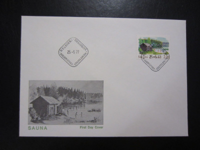 FDC 1977 M75 2 mk Sauna