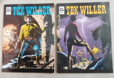 Tex Willer nro 2 2016 ja 1 2020