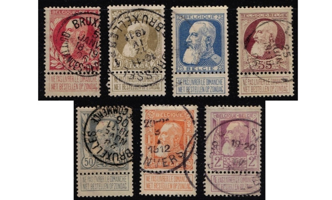 Belgia 1905 Leopold II sarja o