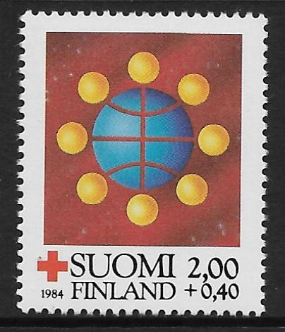 Punainen risti 2,00+0,40mk 1984 (LAPE 945) **