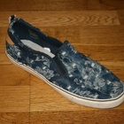 Wrangler siniset farkku / kukka kangaskengät 39 (n. 24 cm) - pikkukuva 1