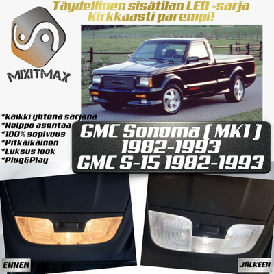 GMC Sonoma (MK1) Sisätilan LED-sarja 14-osainen