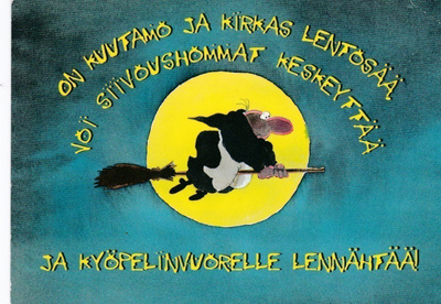 MAURI KUNNAS - NOITA LENTÄÄ LUUDALLA KUUTAMOSSA