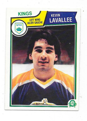 1983-84 OPC #157 Kevin LaVallee , Los Angeles Kings
