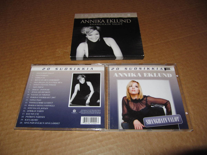 Annika Eklund CD "Shanghain Valot" 20-Suosikkia v.2013