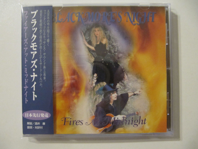 Blackmore's Night  Fires At Midnight Japanilainen CD OBI