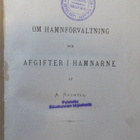 Hamnförvaltning 1887 Eduskunnan kirjasto - pikkukuva 2